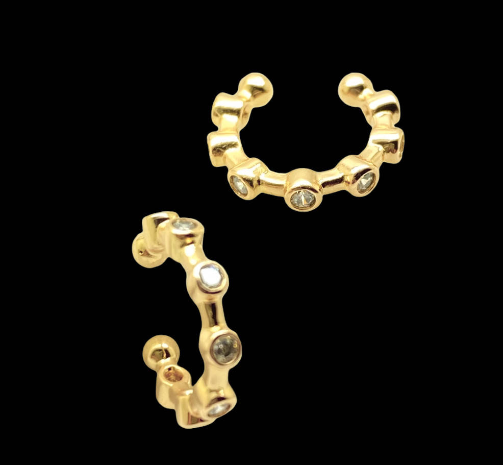 

Серьги гвоздики Xuping. 18k. 10х12 мм