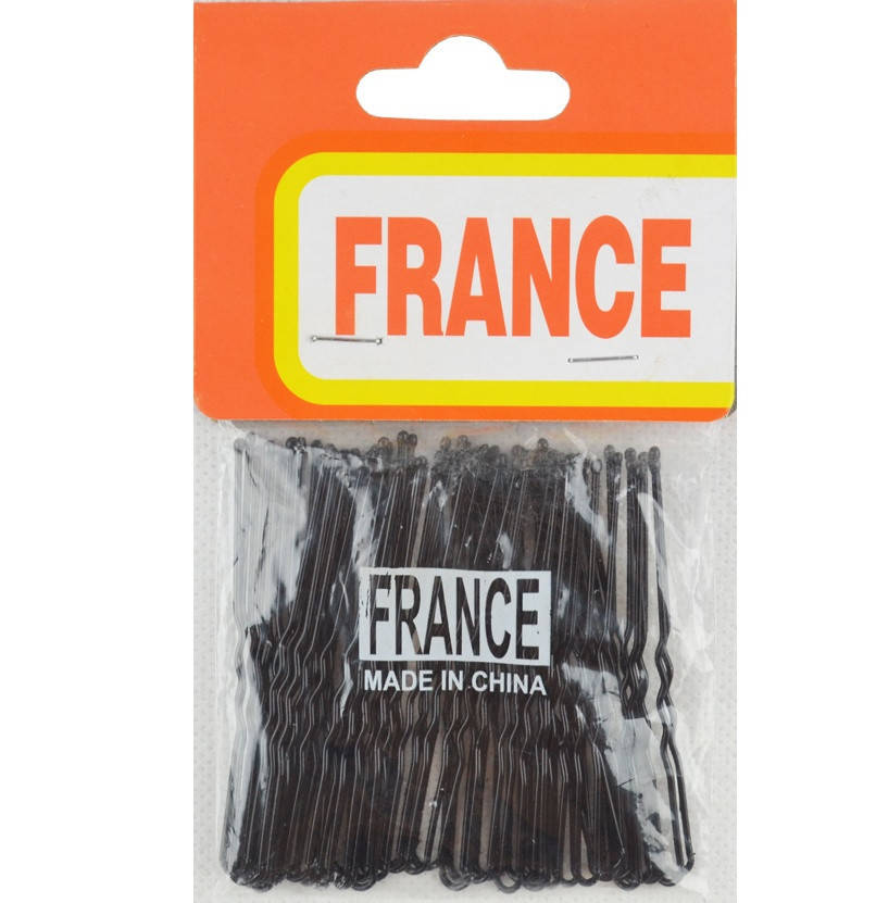 

Шпильки чорні FRANCE малі, Черный
