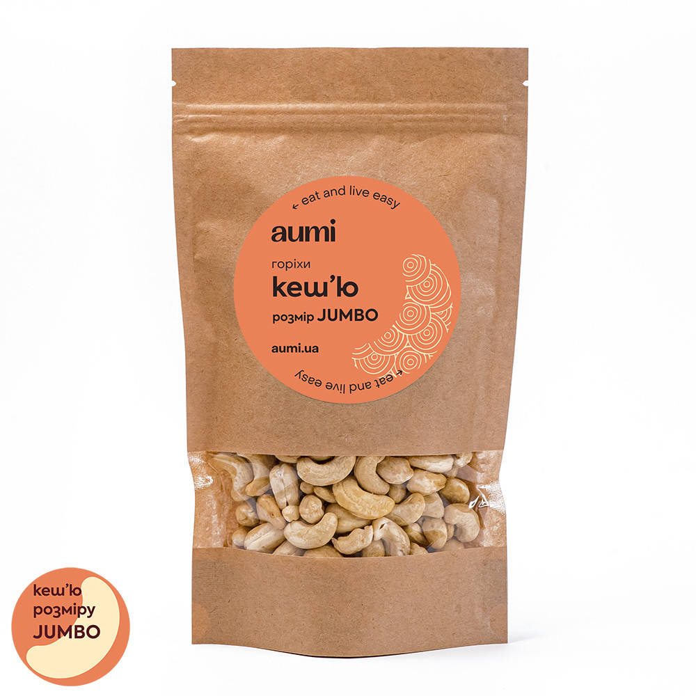 

Кешью орех сушеный калибр JUMBO, 1кг, высший сорт, отборный, огромный, Вьетнам