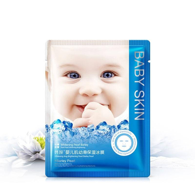 

Увлажняющая маска с гиалуроновой кислотой Rorec Baby Muscle Moisturizing lce Film Barley Pearl, 25г