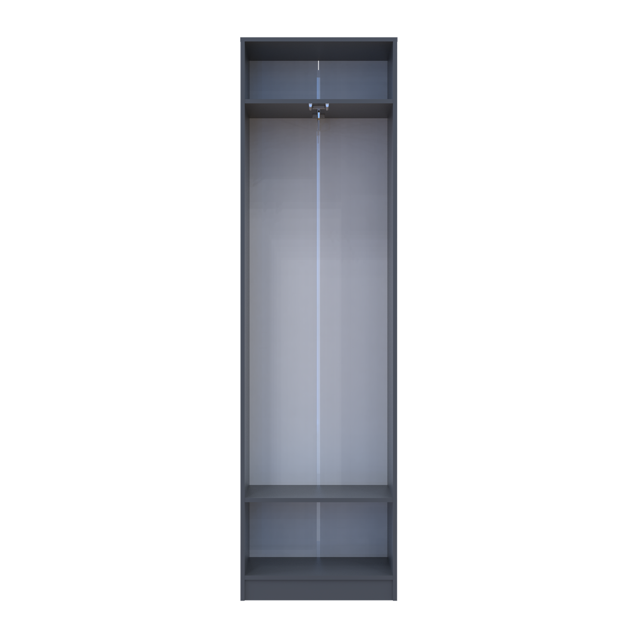 Шафа для одягу Doros Сола Графіт/Сірий ДСП 60х40х215 (44900341) 6