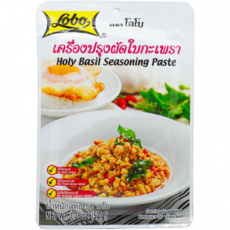 

Паста тайська з базиліком Lobo 50г