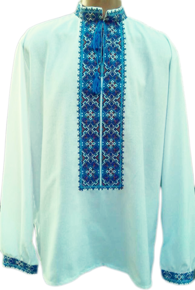 

Чоловіча вишита сорочка "Ногбі" (Мужская вышитая рубашка "Ногбі") SN-0017