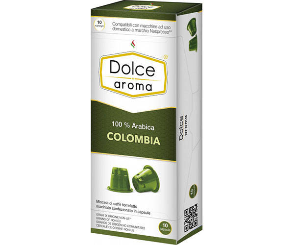 

Кофе в капсулах Dolce Aroma Colombia Nespresso 10 шт