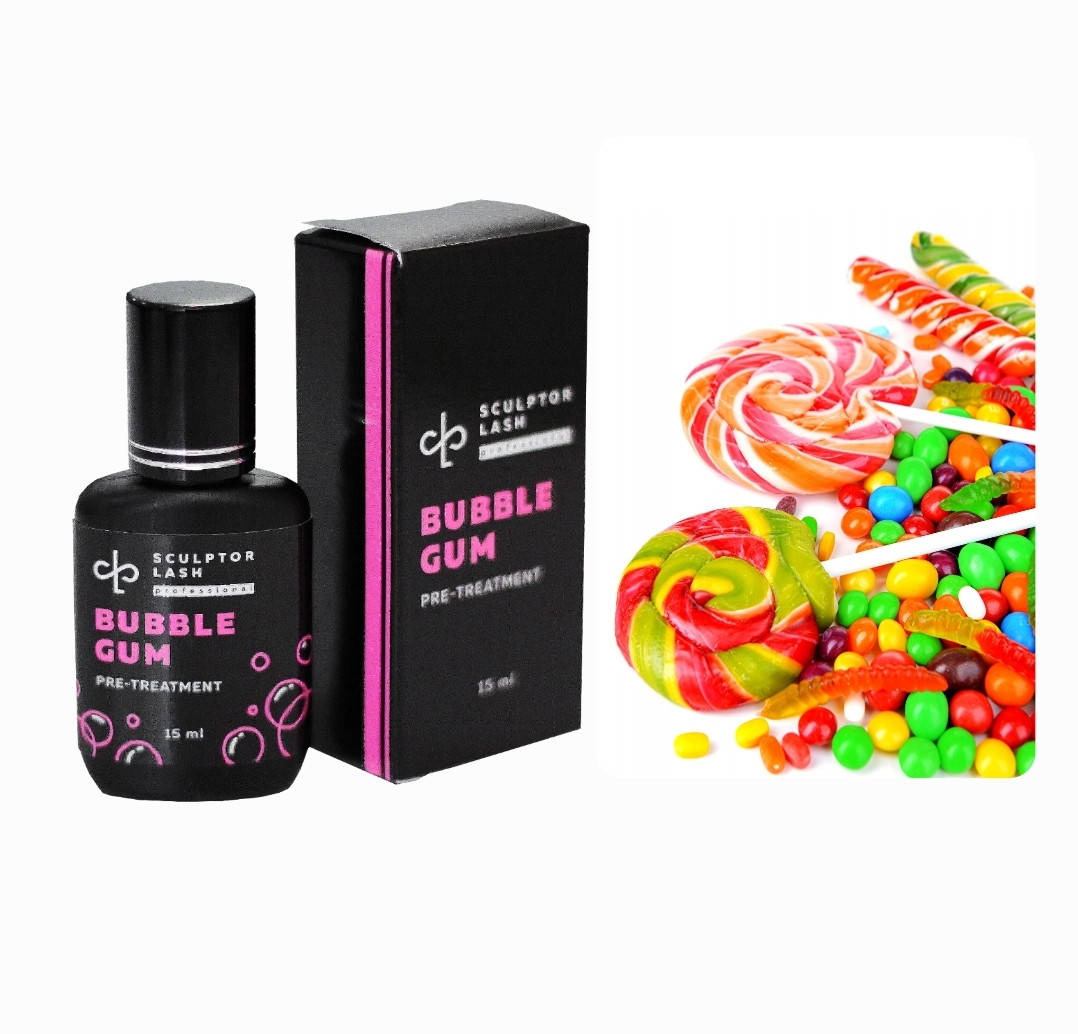 

Обезжириватель "BUBBLE GUM" 15мл Sculptor lash (жевачка)