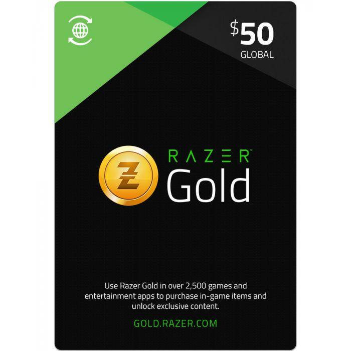 

Карта оплаты RAZER GOLD 50$ CARD карта пополнения счета