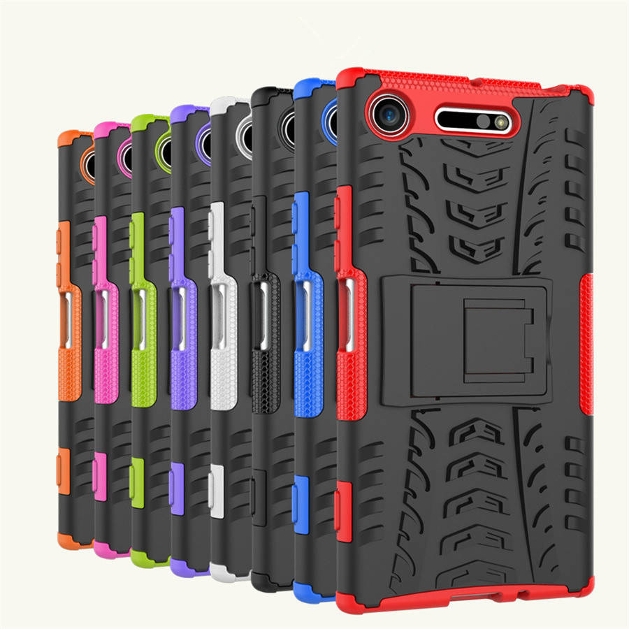 

PC + TPU чехол Armor для Sony Xperia XZ1 G8342 (8 цветов) черный