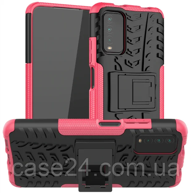 

PC + TPU чехол Armor для Xiaomi Redmi 9T (8 цветов) розовый