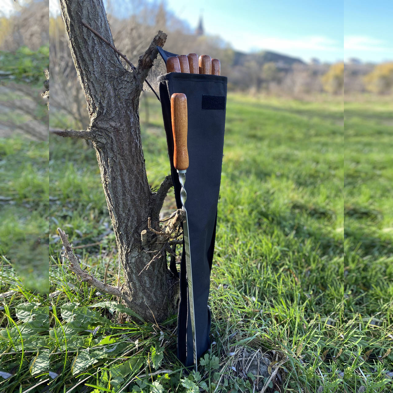 

Набор шампуров в чехле 6шт.