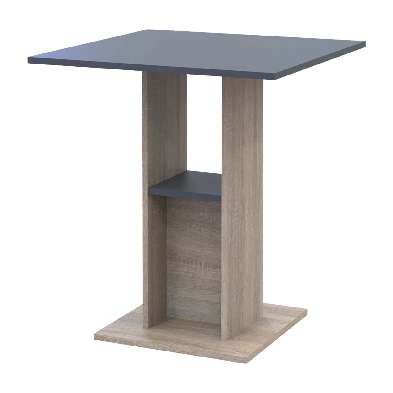 Столовий стіл Doros Коуд Дуб сонома/Графіт 70х70х74 (41510132) 5