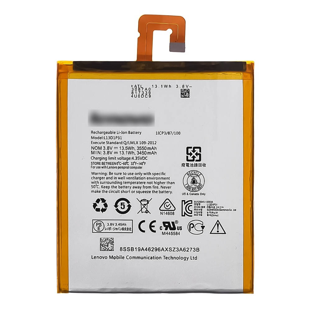 

Аккумулятор L13D1P31 для Lenovo A3500/ A7-30/ TB-7304 Tab 7 Essential AAAA