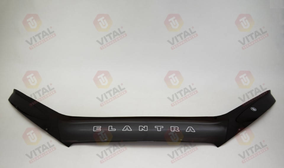 

Дефлектор капота VT52 (мухобойка) Hyundai Elantra 4 HD 2006-2011, Vip Tuning, HYD16