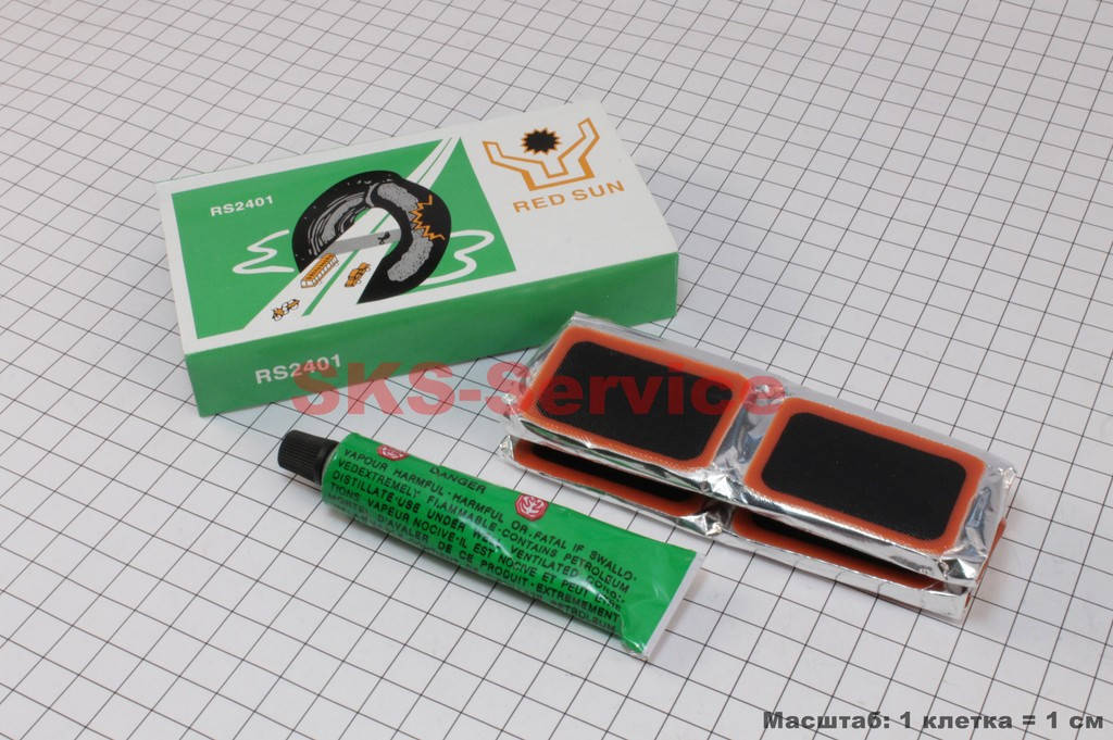 

Латки камерные 24шт к-кт (квадратные) для велосипеда