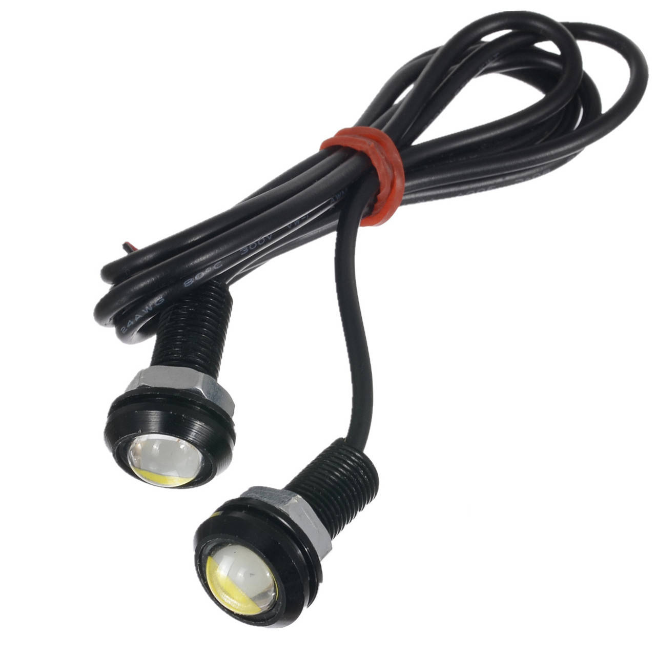 

Дневные ходовые огни DXZ D-18MM-B 18мм White диодные лед орлиный глаз поворотник линза авто мото 50 000 ч