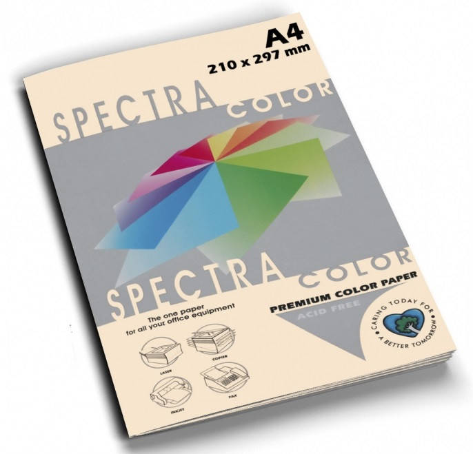 

Бумага цветная SPECTRA COLOR А4 80 г/м2 слоновая кость IT100 ivory color