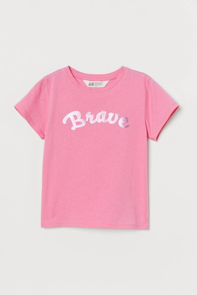 

Гарна рожева футболка BRAVE НМ для дівчинки