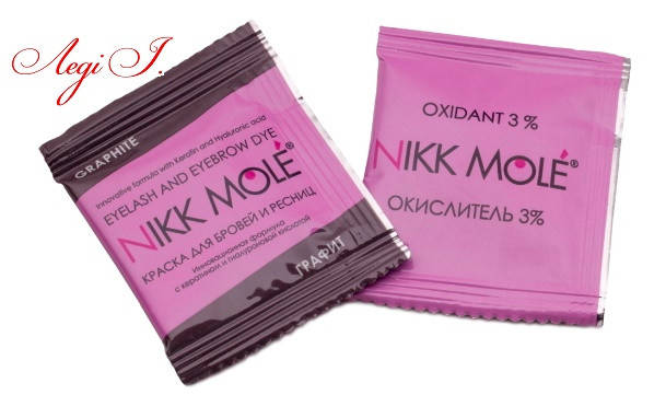 

Краска Nikk Mole для бровей и ресниц и окислитель. Графит. 5мл