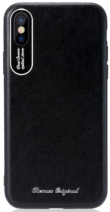 

Чехол Remax для iPhone X, Xs Leather, TPU, Aluminum, black, Черный