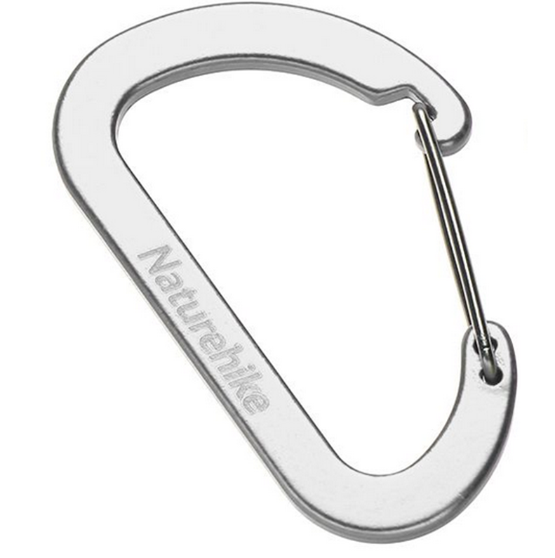 

Карабин большой грушевидный алюминиевый 70мм для ключей, брелка Nut70S. Карабін алюмінієвий для ключів