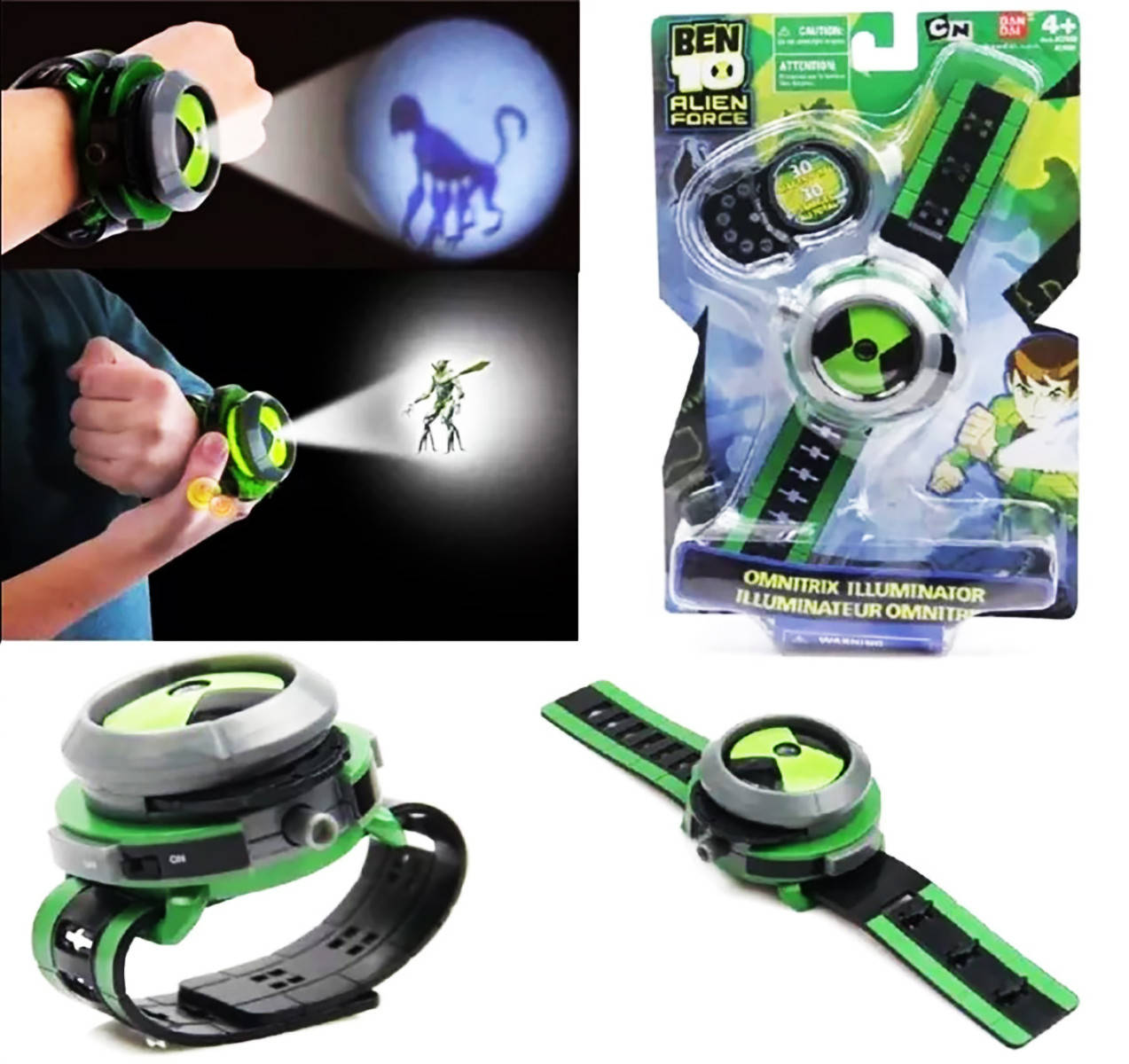 

Часы Бен 10 проекционные - 30 героев Ben10 Omnitrix Projector бен тен бен10