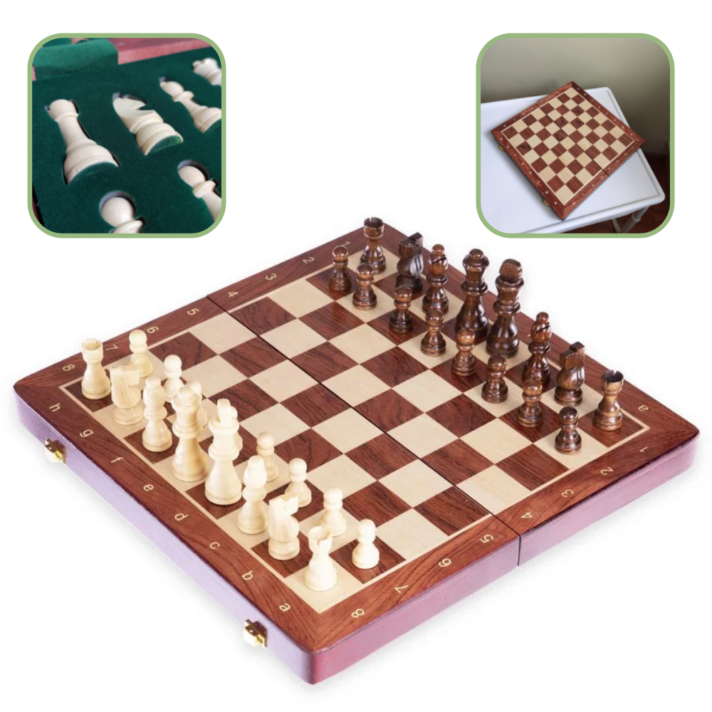 

Игровой шахматный набор деревянный ZOOCEN Доска 35 x 35 см Коричневый (X3118)