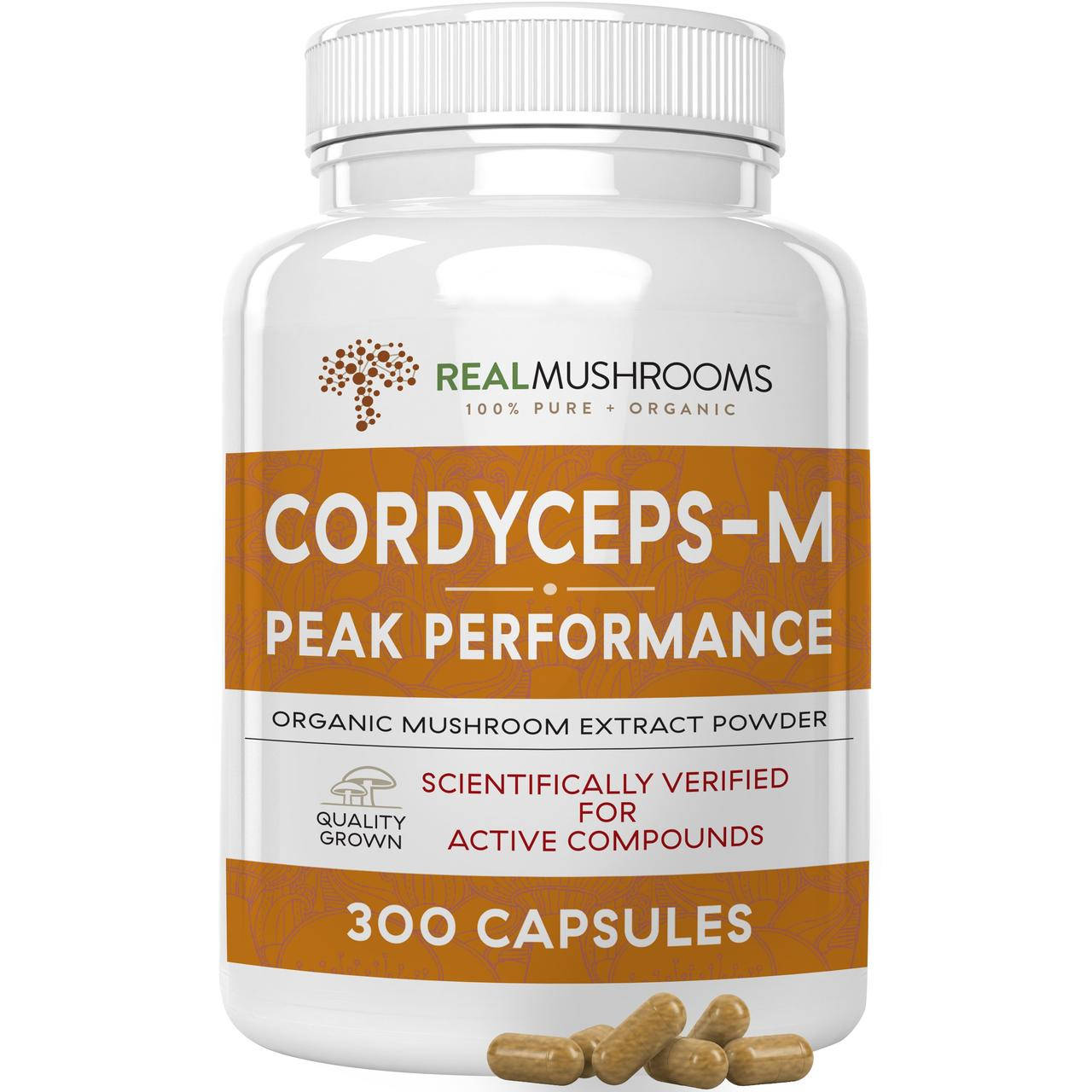

Real Mushrooms Cordyceps / Кордицепс органик 300 капс
