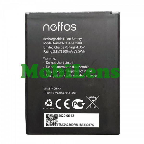 

TP-LINK Neffos C7S, TP7051A, NBL-43A2500 Аккумулятор