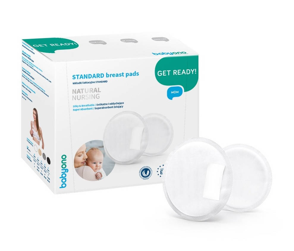 

Лактационные вкладыши BabyOno Standart, 60 шт. (5901435413463)