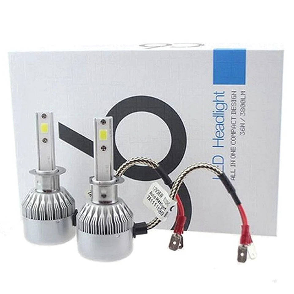 

Комплект автомобильных LED ламп C6 H1 7800Lm 6500K Головной светодиодный лед свет для фар