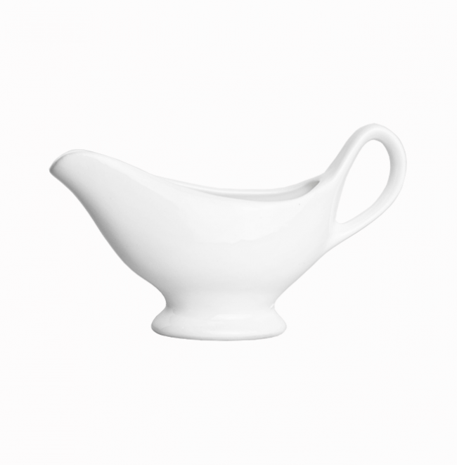 

Соусник с ручкой фарфоровый белый Helios Extra white 70 мл (W0261)