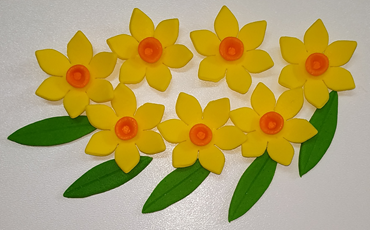 

Украшения на торт "Нарцис премиум" (желтый)