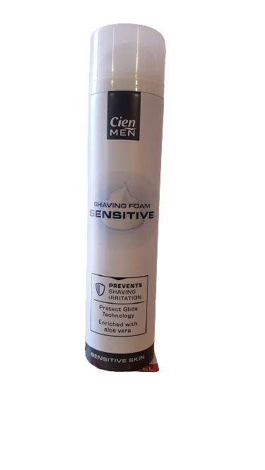 

Пена для бритья чувствительной кожи с Алое Вера Cien Shaving Foam Sensitive 300 мл