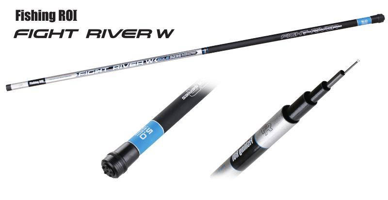 

Маховое удилище Fishing ROI «Telepole Fight River-W 9236 600 б/к 5-25gr