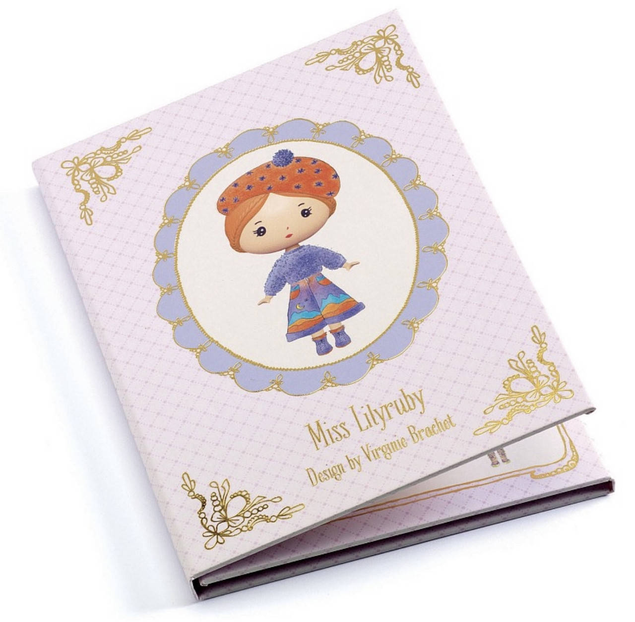 

DJECO Miss Lilyruby , набор многоразовых наклеек Мисс Лилируби