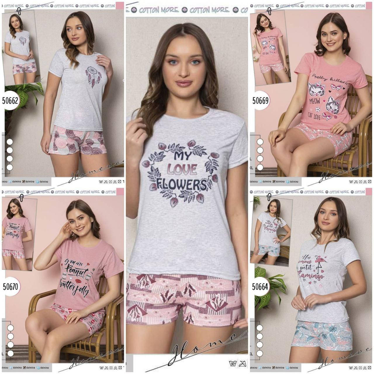 

Модный Женский комплект пижама шорты+футболка 44-50р , доставка по Украине Укрпочта,НП,Джастин