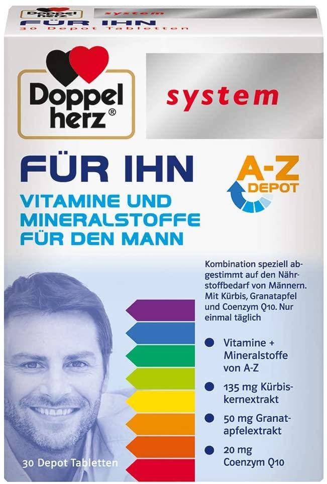 

Doppelherz System For Him – Витамины, минералы и микроэлементы,30 таблеток