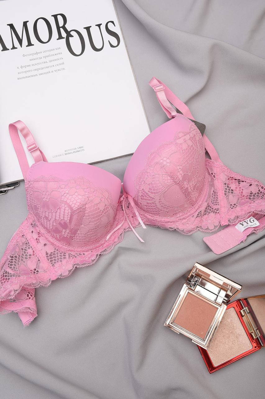 

Бюстгальтер женский розовый ААА 145107M