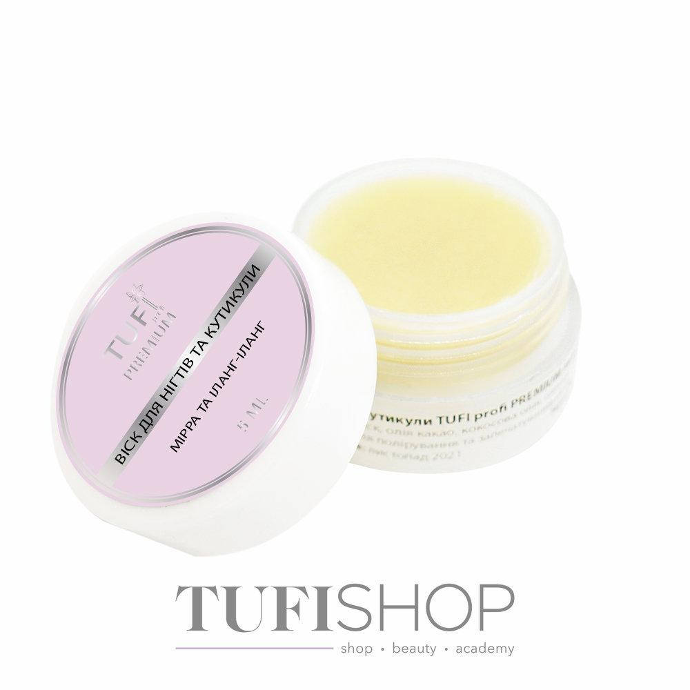 

Воск для ногтей и кутикулы TUFI profi PREMIUM мирра и иланг-иланг 5 мл (01207330)