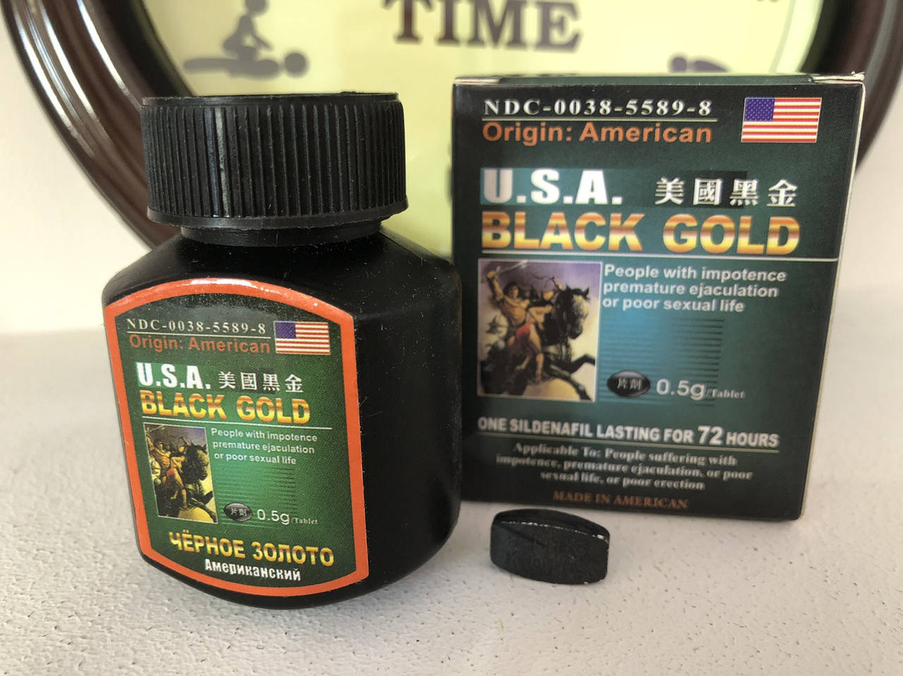 

Таблетки для потенции Черное золото / Black Gold (16 таблеток)