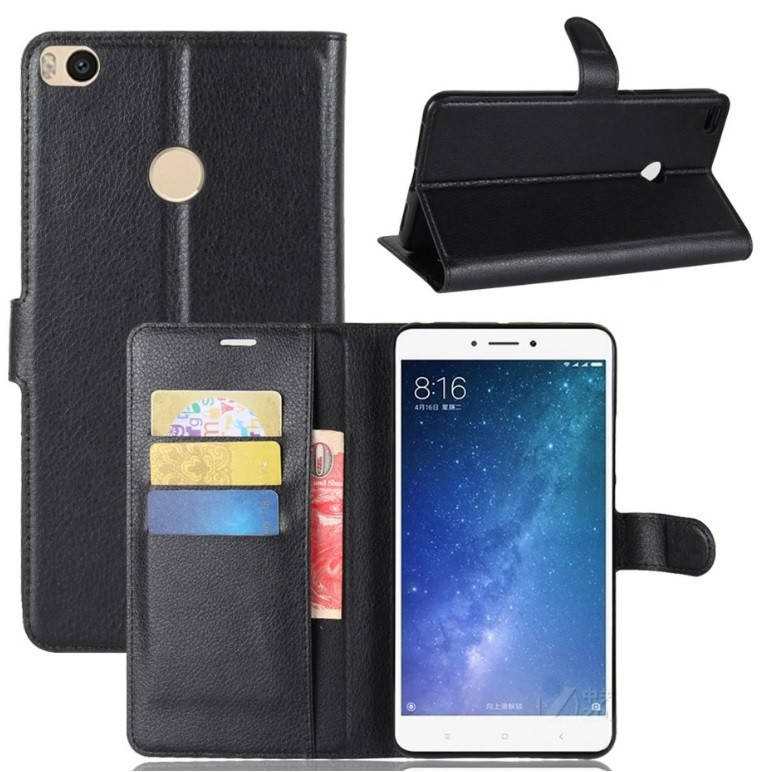 

Чехол-книжка Litchie Wallet для Xiaomi Mi Max 2 Черный