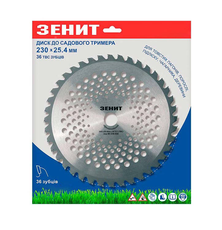 

Нож Зенит 36Т для мотокосы (230мм, победит), (40236049)