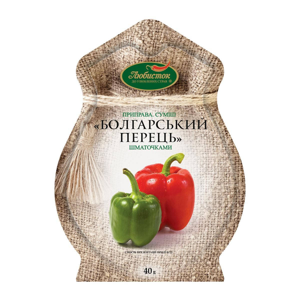 

Болгарський перець шматочками 40г