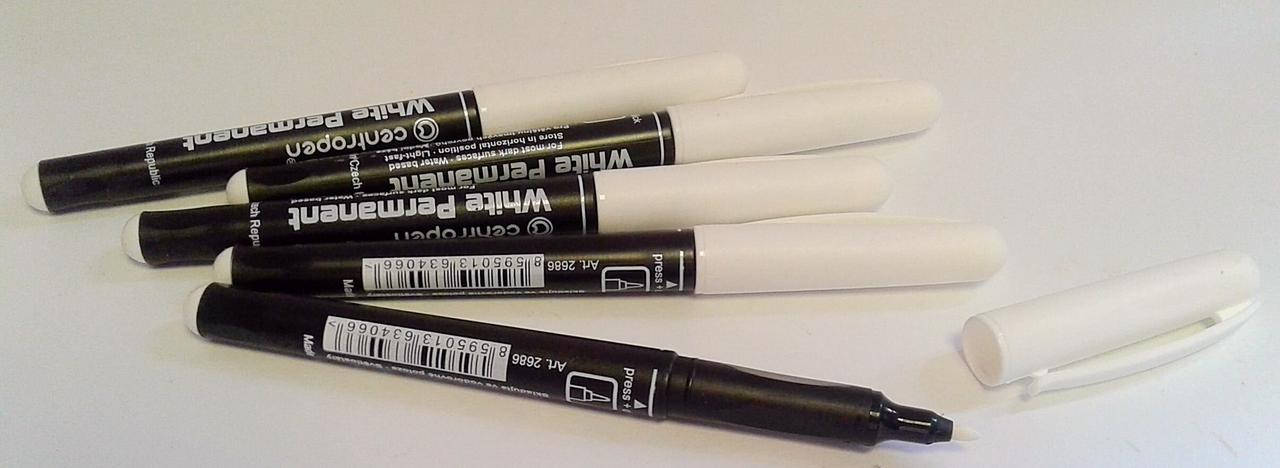 

Маркер Перманентный Белый 2686 2 мм Centropen Чехия