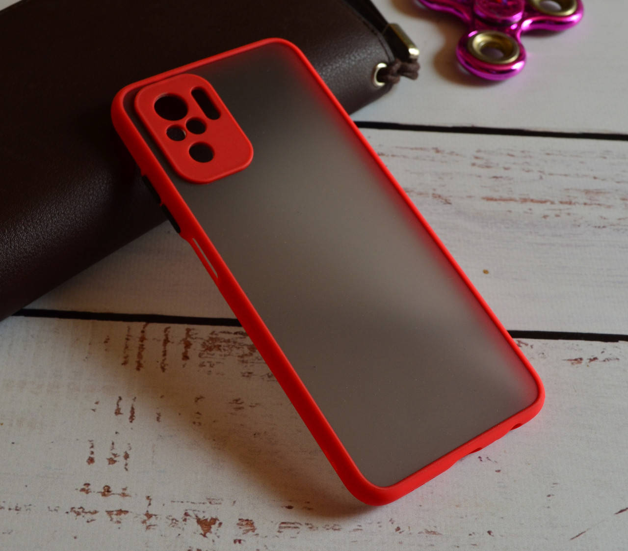

Противоударный чехол для Xiaomi Redmi Note 10 / 10S, Красный