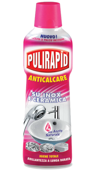 

Универсальное средство для уборки с уксусом Pulirapid 750ml