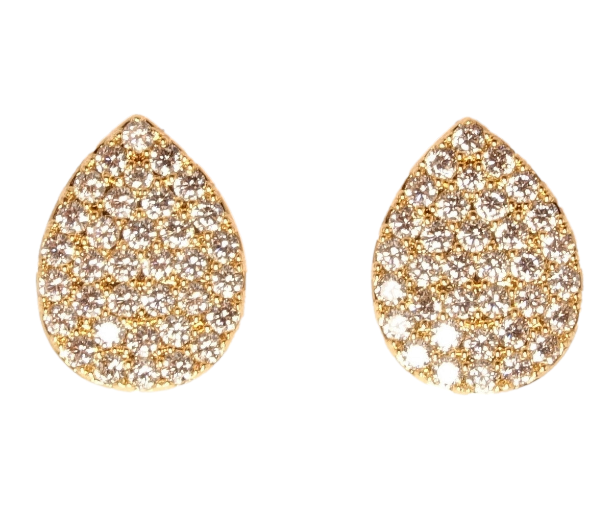 

Серьги Xuping Позолота 18K гвоздики "Капельки с инкрустацией цирконием"