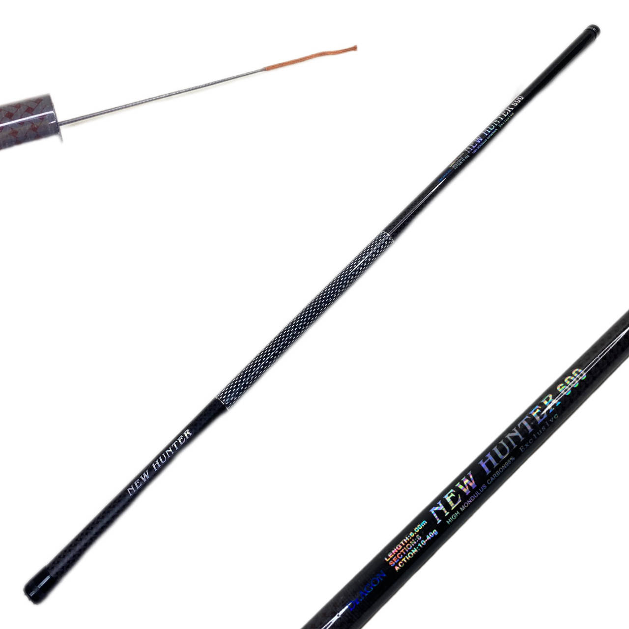 

Маховое удилище Dr.Agon New Hunter 6 метра (10-40g)