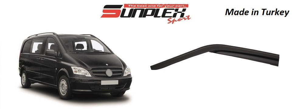 

Дефлектор на окна (ветровики) SUNPLEX MERCEDES VITO 2004-2016 SP-S-48
