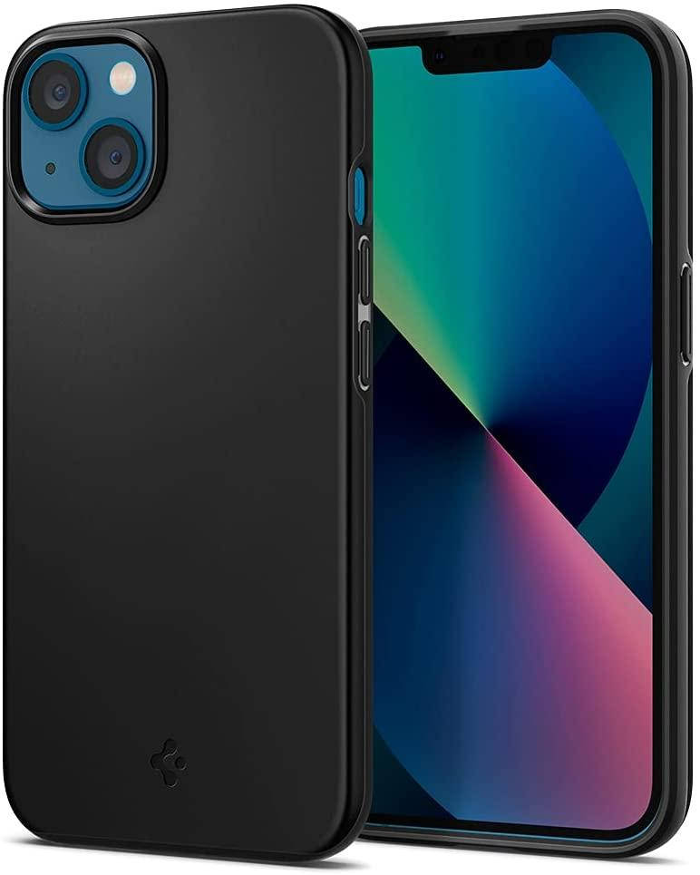 

Чехол Spigen для iPhone 13 - Thin Fit, Black (ACS03677), Черный