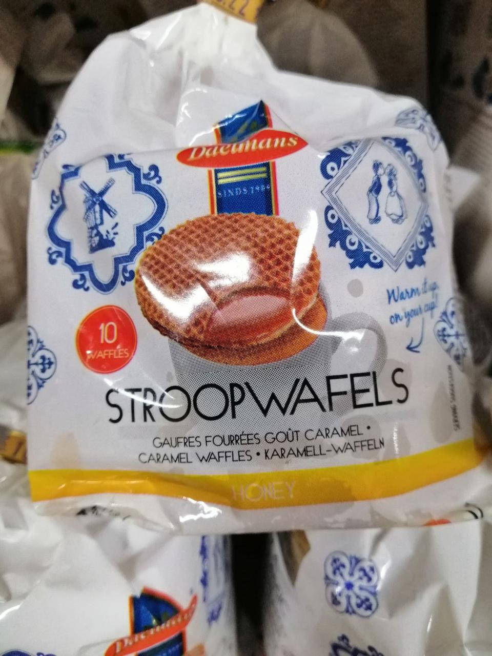 

Голландские карамельные вафли stroopwafels Daelmans